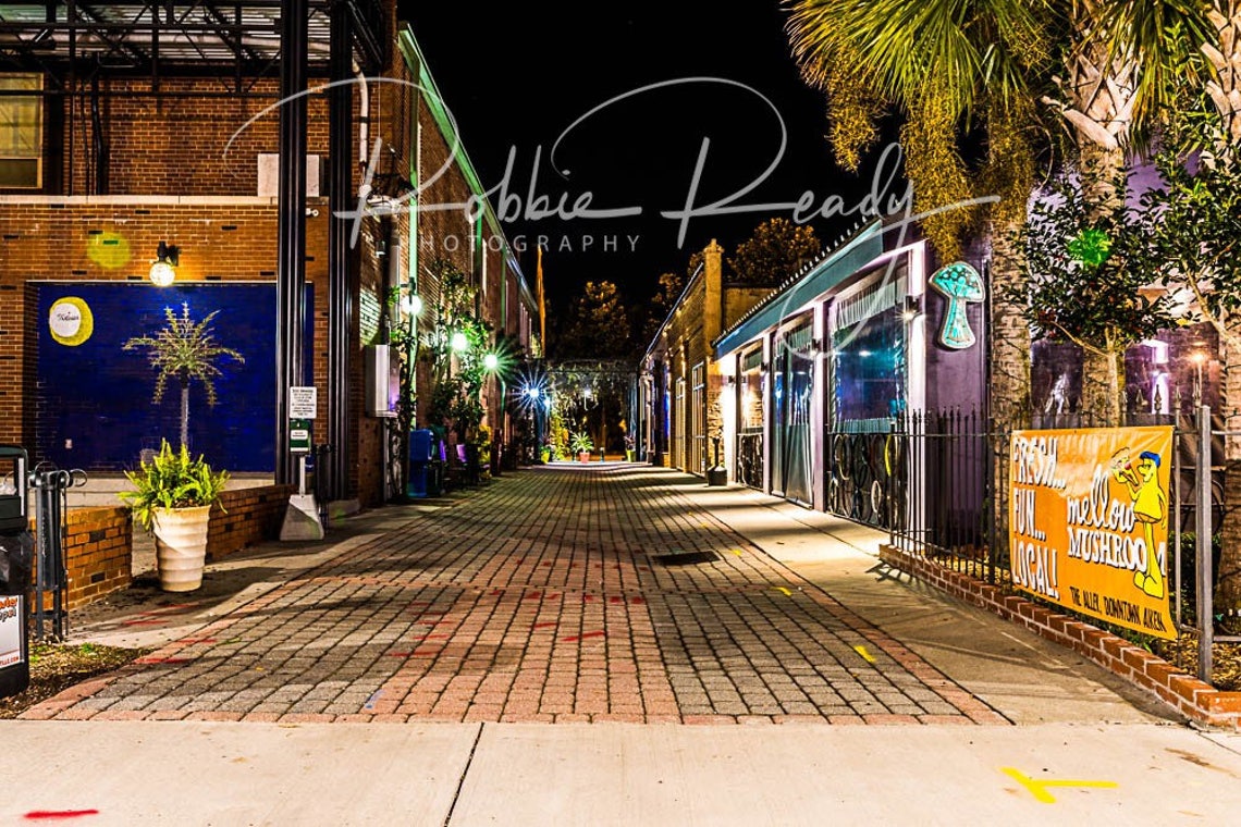 The Alley in Downtown Aiken SC Photography Print Etsy