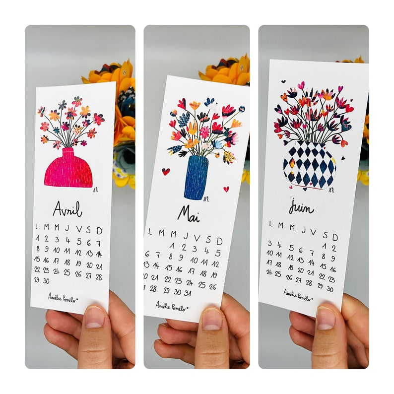 2024 Bookmark Calendar Etsy Australia