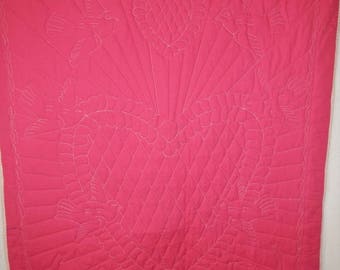 Reversible Heart Baby ir Wall Quilt