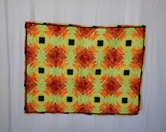 Bright pineapple wall hanging