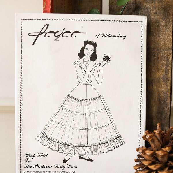 Hoop Skirt Pattern for the Gone With The Wind Barbecue inspired Party Dress