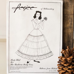 Gone With The Wind inspired Barbecue Party Dress and Hoop Skirt Patterns image 11