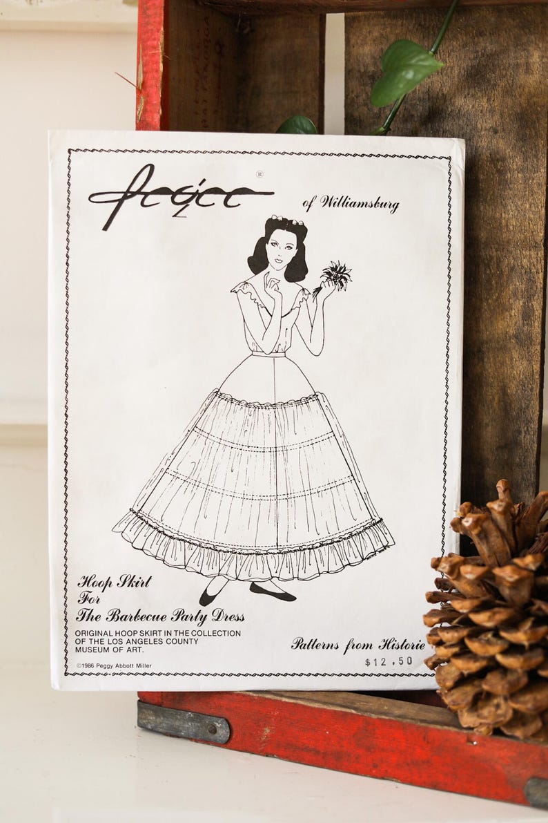 Gone With The Wind inspired Barbecue Party Dress and Hoop Skirt Patterns image 11