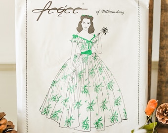 Modèle de robe de soirée barbecue inspiré d'Autant en emporte le vent