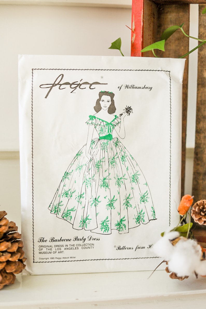 Gone With The Wind inspired Barbecue Party Dress and Hoop Skirt Patterns image 5