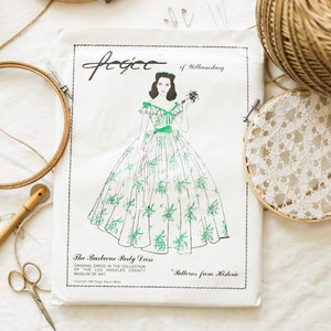 Gone With The Wind inspired Barbecue Party Dress Pattern