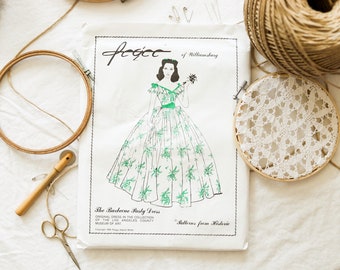 Gone With The Wind inspired Barbecue Party Dress and Hoop Skirt Patterns