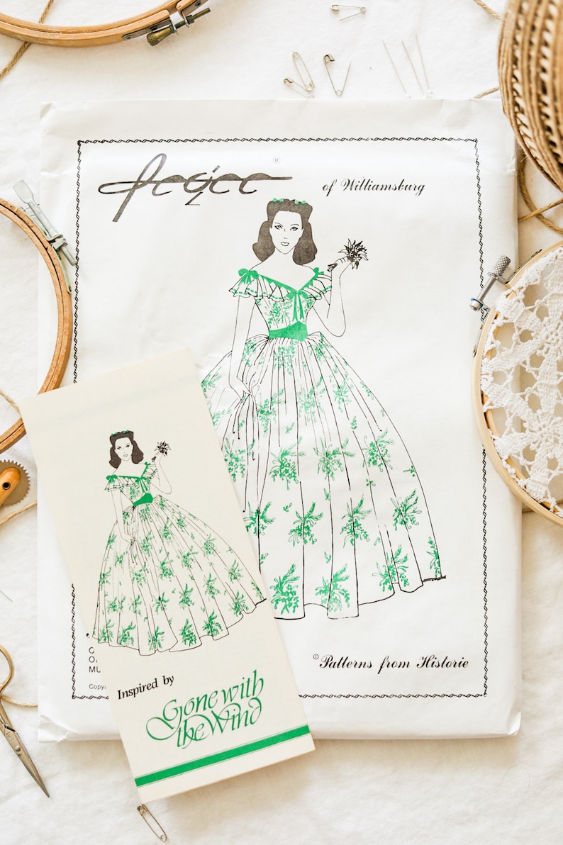 Gone With The Wind inspired Barbecue Party Dress and Hoop Skirt Patterns image 2