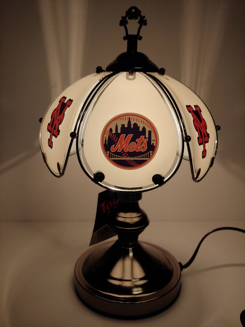 Ny New York Mets 3 Way Lamp Table Desk Man S Accent Sports Baseball Light