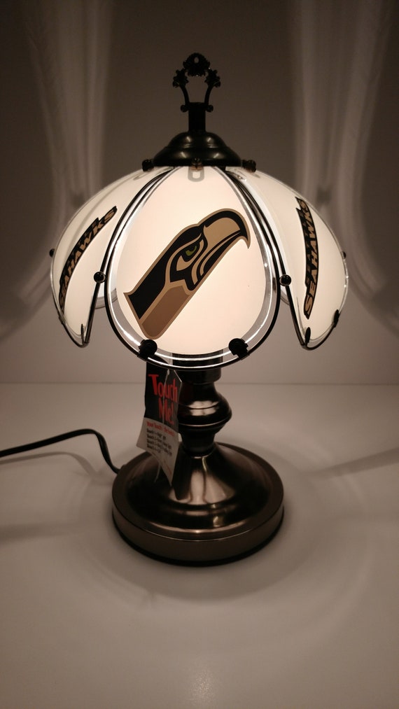 Seattle Seahawks 3 Way Lamp Seahawks Table Desk Lamp Etsy