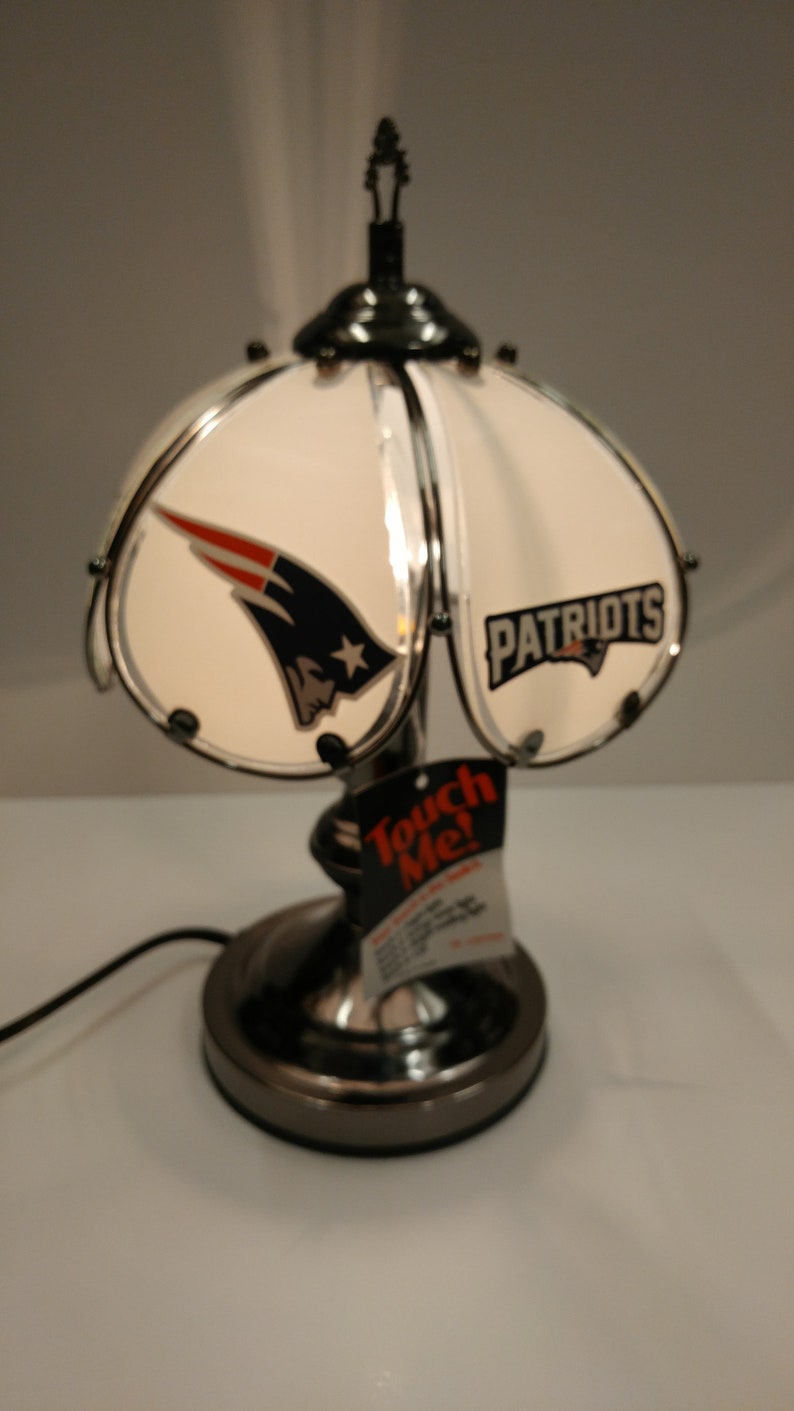 New England Patriots 3 Way Lamp Table Desk Man S Accent Sports Football Light
