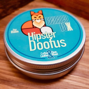 Baume à barbe fait à la main barbe Baume - Hipster crétin - 2oz