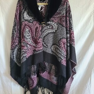 Fur Paisley Shawl - Etsy