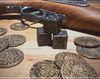 Blacksmith Pirate Dice (set of three)