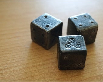 Blacksmith Celtic Triskele Dice (set of three)