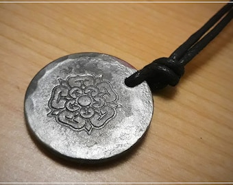 Northern Rose Blacksmith Pendant