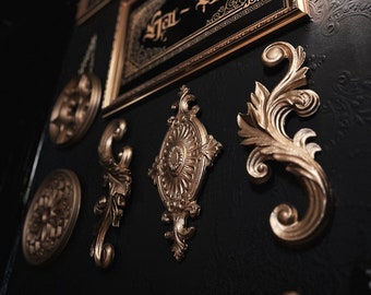 Baroque Plaque - REIGN | Gothic Gallery Wall | Gothic Decor | Handmade by Artisans at The Blackened Teeth
