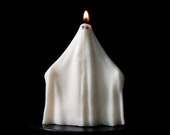 Ghost Candle | Halloween Candle | Gothic Home Decor | Gothic Candle | Halloween Decor | Handmade by The Blackened Teeth