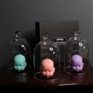 Baby Doll Candles Gift Box | Gothic Vegan Candles | Handmade by The Blackened Teeth | Gothic Christmas Gifts for Her
