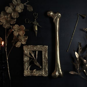 The Golden Bone - Gothic Wall Decor