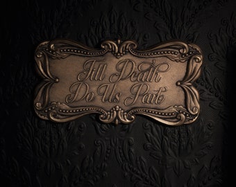 Till Death Do Us Part - Gold Edition | Gothic Gallery Wall | Gothic Home Decor by The Blackened Teeth