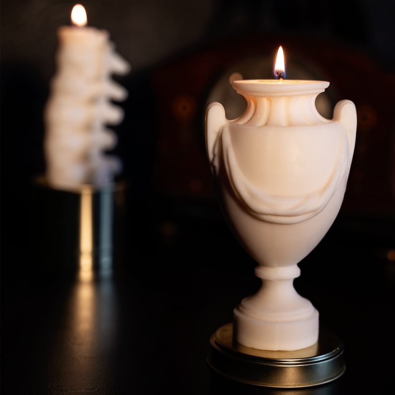 The Urn Candle Gothic Vegan Candle by The Blackened Teeth Gothic Home Decor Handmade by Artisans image 1