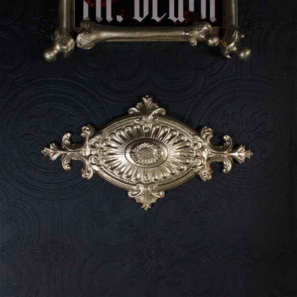 REIGN Baroque Plaque | Gothic Gallery Wall | Handmade by Artisans at The Blackened Teeth