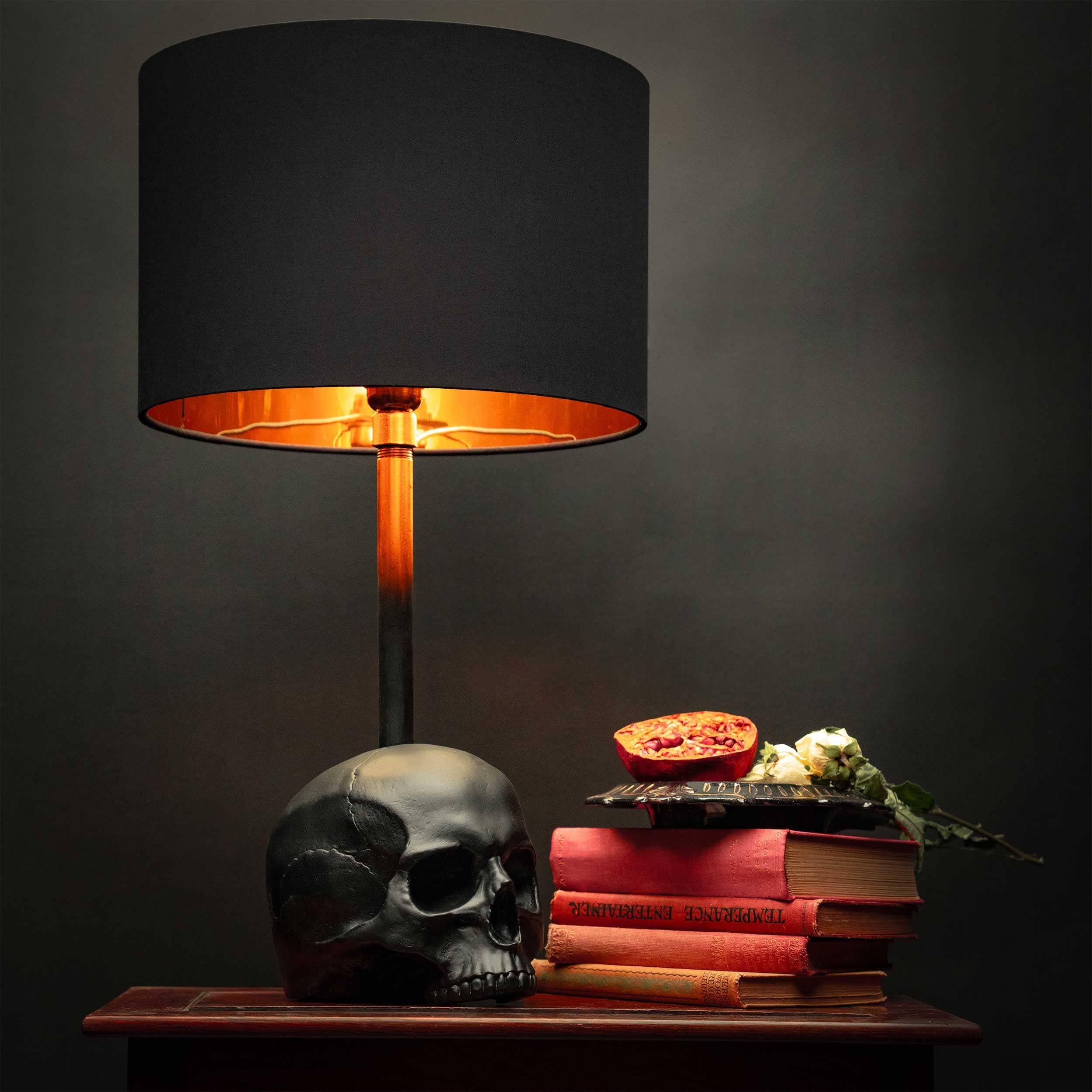 The Edison Skull Lamp | Skull Decor by the Blackened Teeth