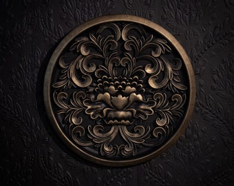 Eugenia - Victorian Style Wall Plaque | Gothic Wall Plaque | Gothic Home Decor | Gothic Gallery Wall | by The Blackened Teeth