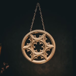 CORNELIUS Gothic Window Wall Hanging | Gothic Wall Decor | Handmade by Artisans at The Blackened Teeth