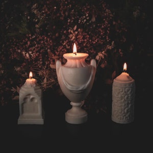 urn candle gothic candle the blackened teeth gothic home