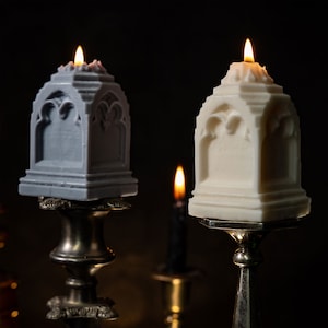 Gravestone Candle | Gothic Vegan Candle | Handmade by The Blackened Teeth | Gothic Gifts for Her | Gothic Christmas