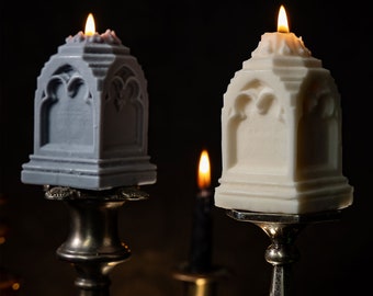 Gravestone Candle | Gothic Vegan Candle | Handmade by The Blackened Teeth | Gothic Gifts for Her | Gothic Christmas