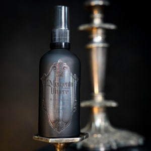 Room Spray - Memento Vivere | Home Fragrance | Gothic Home Decor | Gothic Fragrances | Handmade by The Blackened Teeth