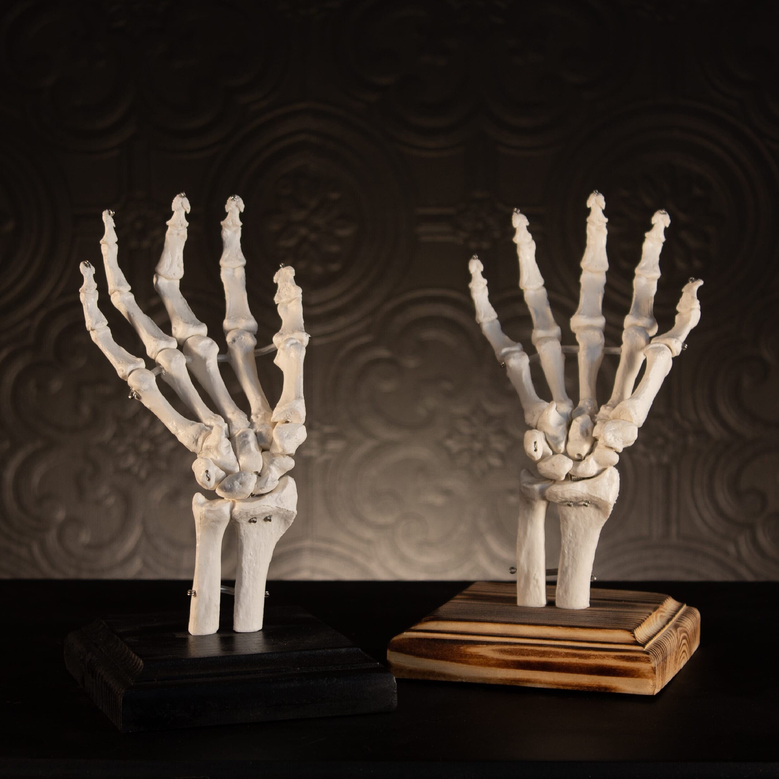 Personalized Skeleton Ring Holder, Gothic Jewellery Stand, Ring Tree, By The Blackened Teeth