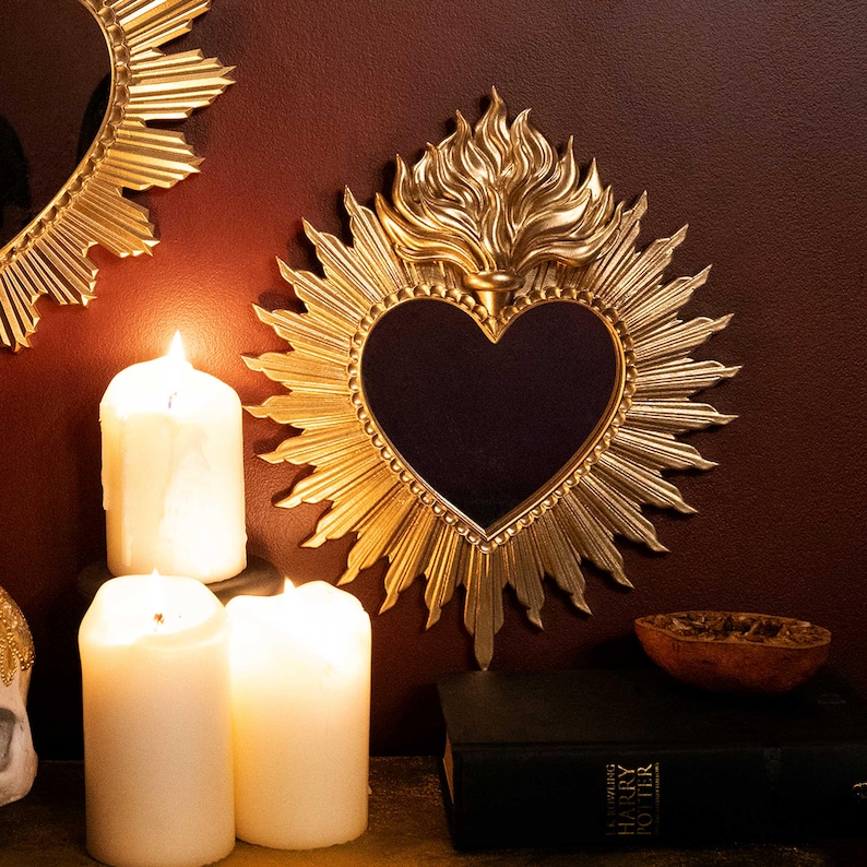 Etsy - Gold Renata Sacred Heart Mirror