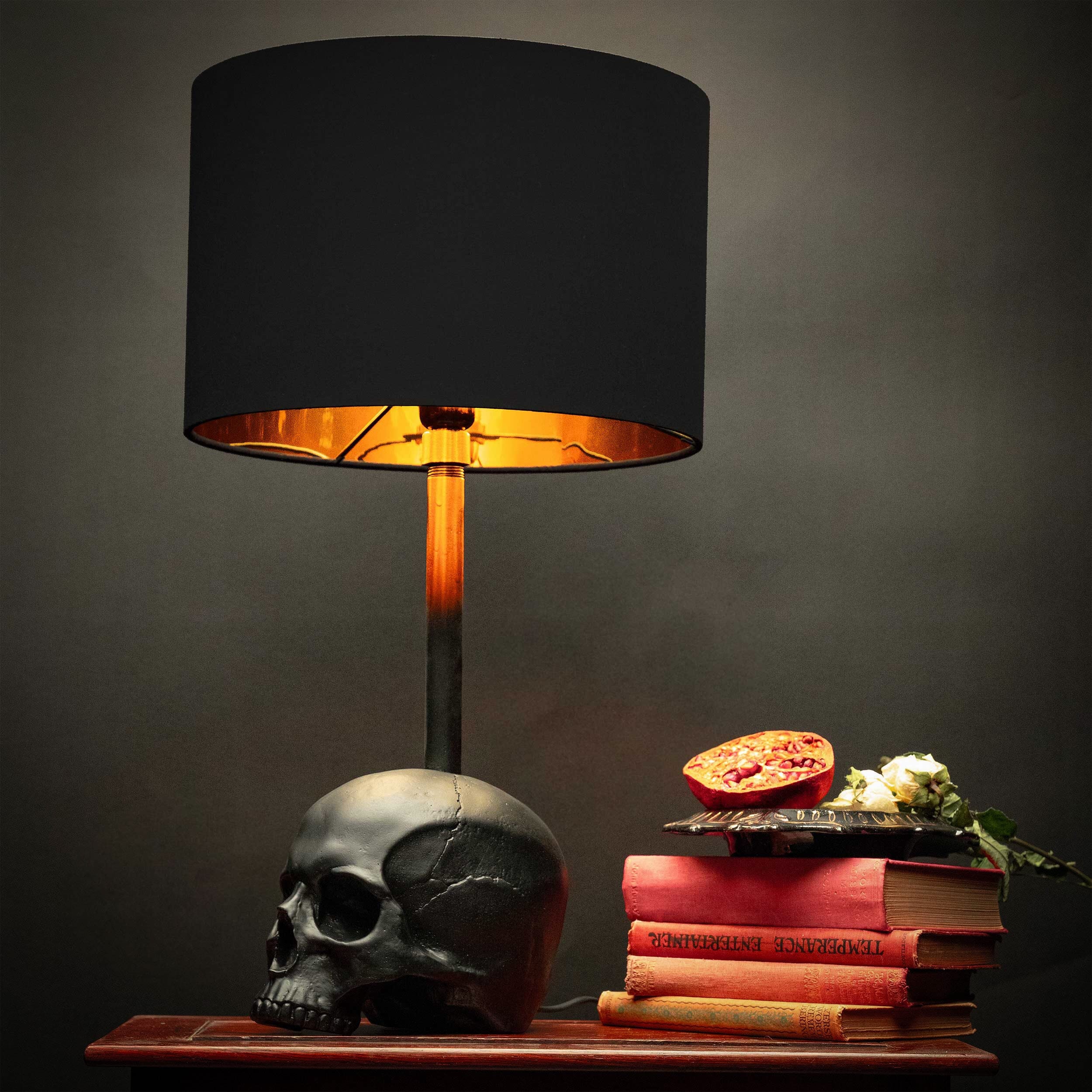 The Edison Skull Lamp | Skull Decor by the Blackened Teeth