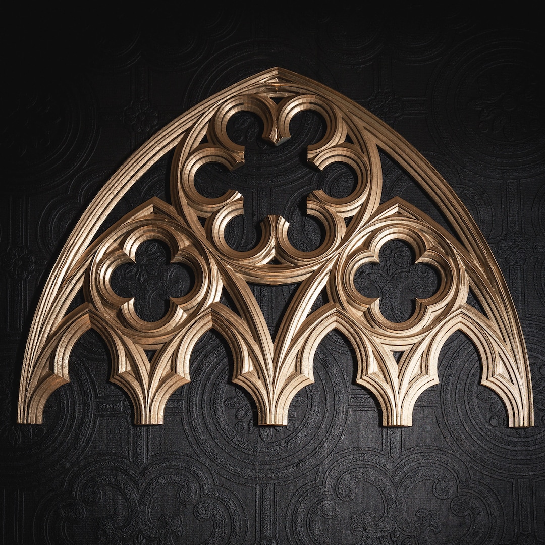 Vivica Gothic Arch Wall Hanging by the Blackened Teeth Gothic Wall