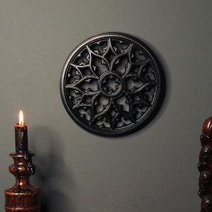 VICTOR Gothic Window Wall Hanging - Gothic Home Decor - Macabre House ...