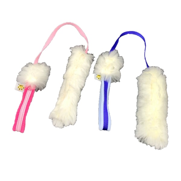 Paws Made™ Sheep Puppy Chaser V2 Real Sheepskin Soft Puppy Dog Agility Flyball Toy