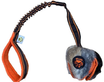 Paws Made™ Sport/Designer Bungee Rabbit Paws Pocket Petal Ball™ KONIJN Hond Puppy Behendigheid Flyball Trainingsspeeltje