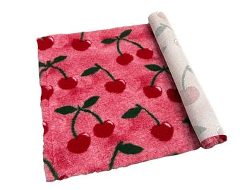Cherry Design Dog Bed Mat: Green Moisture-Wicking Vet Bed Bedding