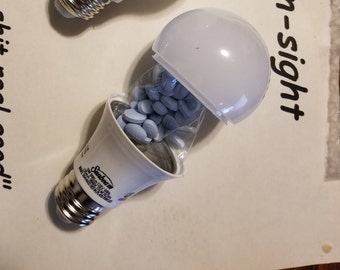 Fake Light Bulb Secret Stash Can-hidden Compartment Diversion Safe 