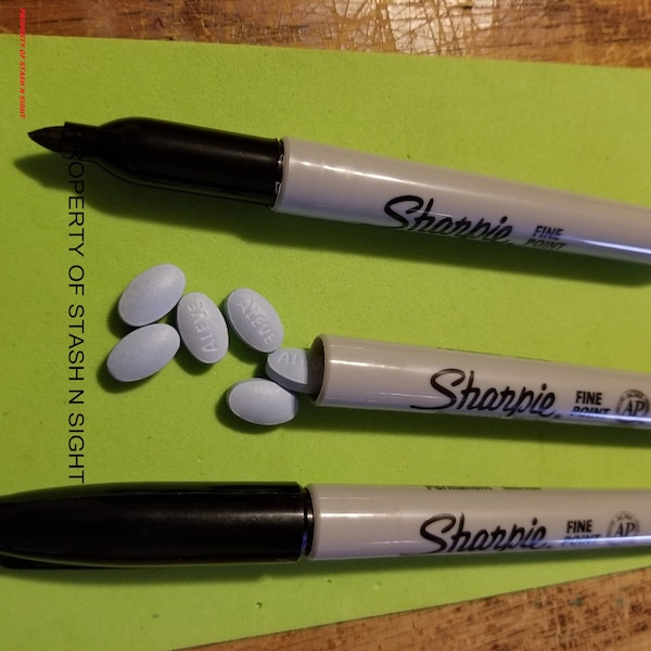 Sharpee Stash Marker-Secret Hidden Compartment-Pocket Diversion Safe-Still Writes!!