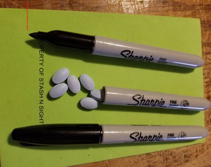 Sharpee Stash Marker-Secret Hidden Compartment-Pocket Diversion Safe-Still Writes!!