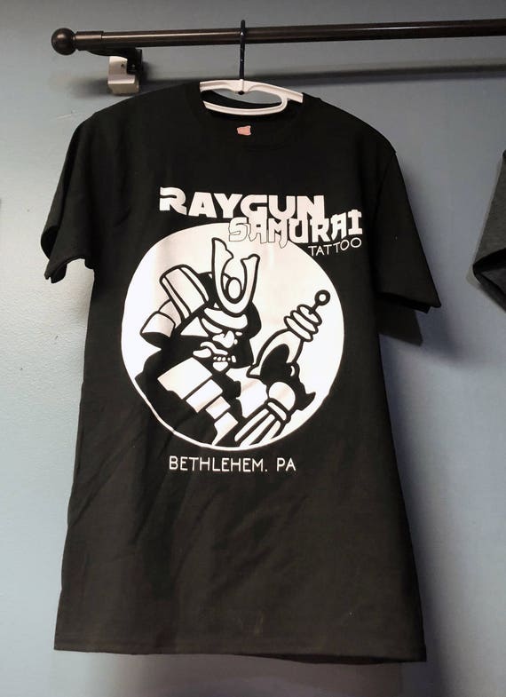 Raygun Samurai Tattoo Shop Shirts Etsy