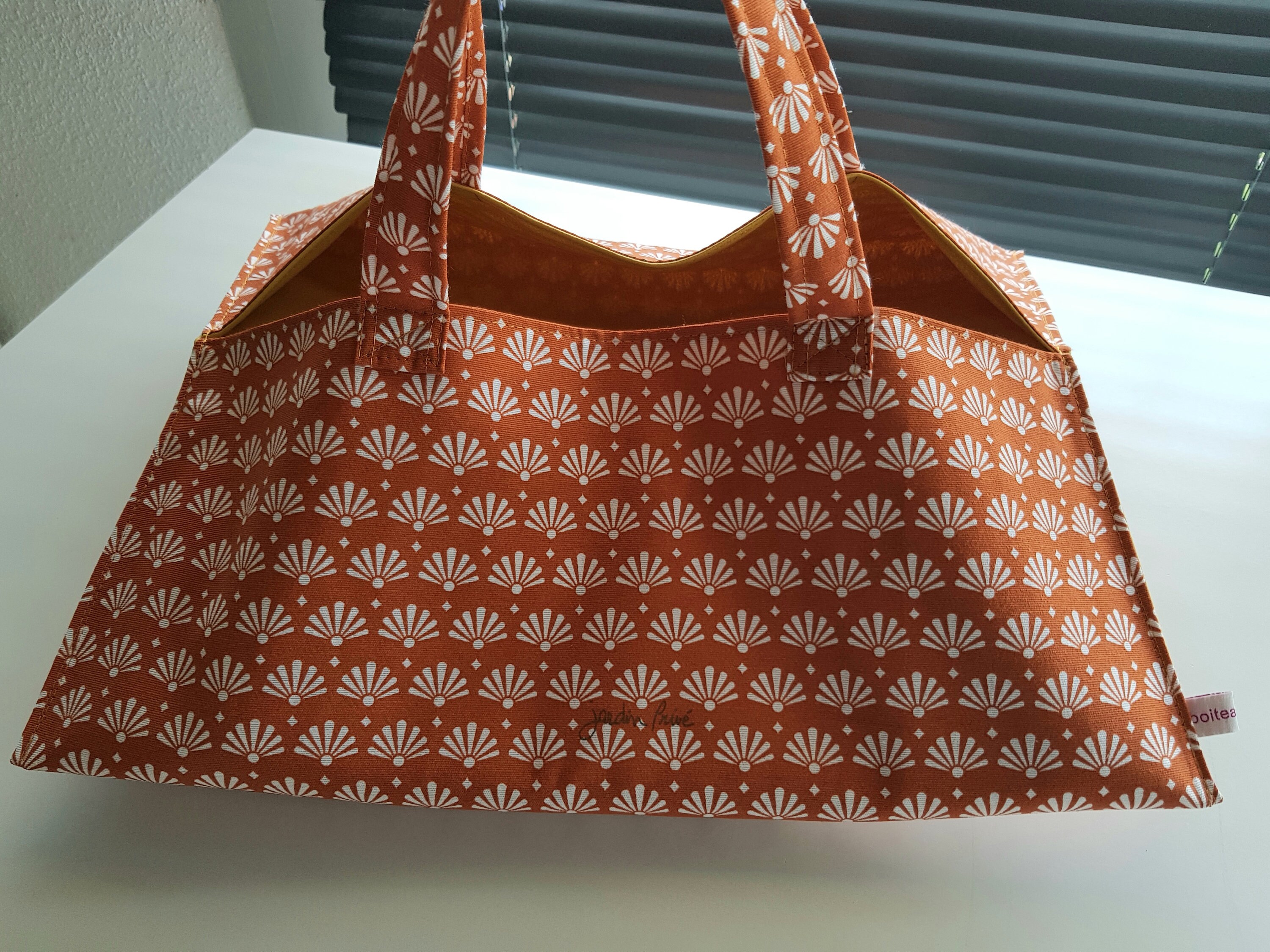 Sac A Tarte Gâteau Interieur Tissu Enduit