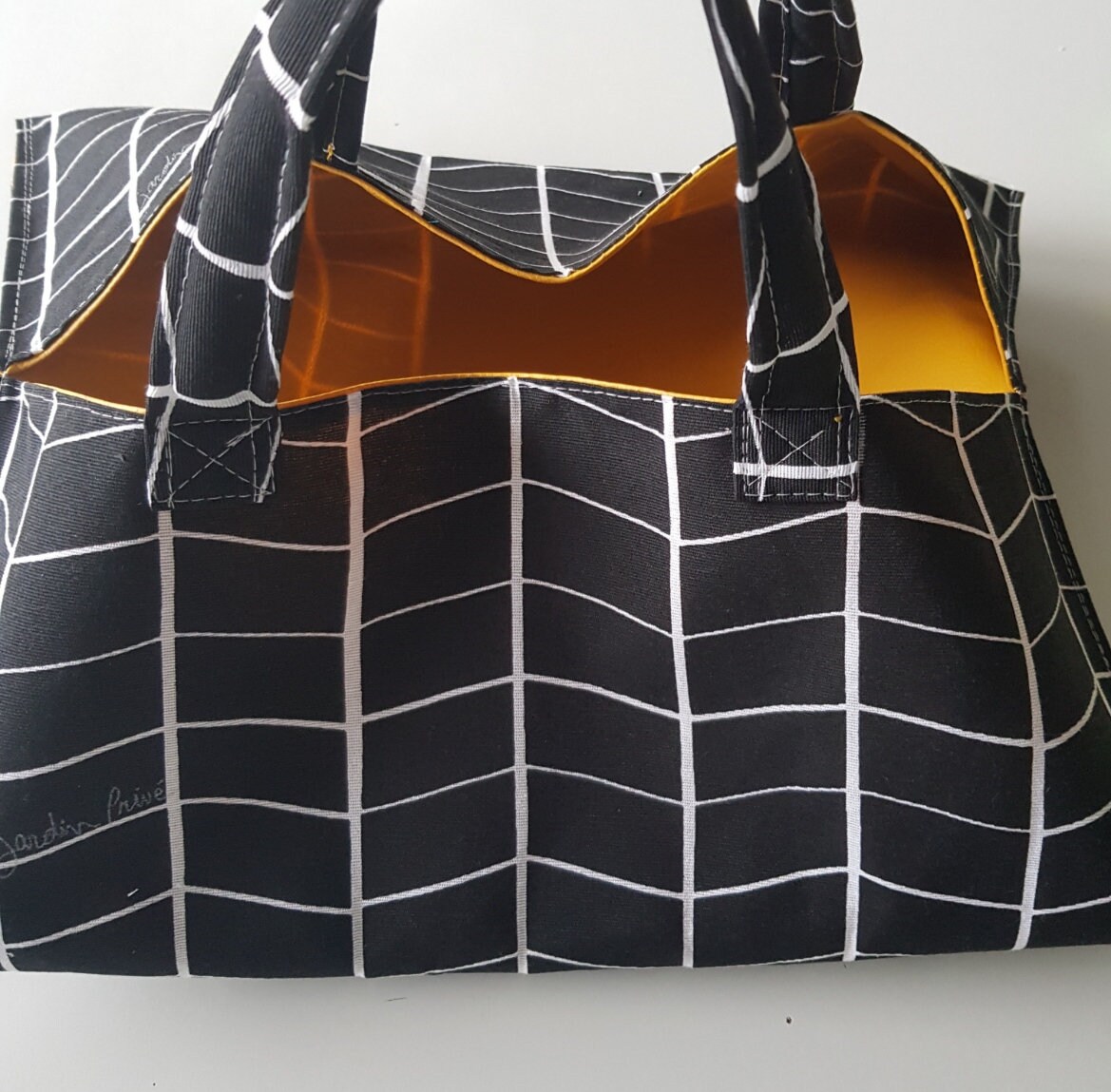 Sac A Tarte Gâteau Interieur Tissu Enduit