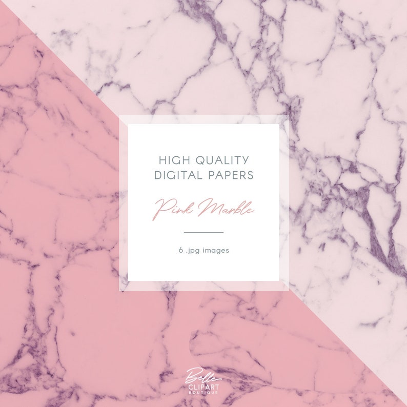 Pink Marble Digital paper pack Marble backgrounds digital | Etsy