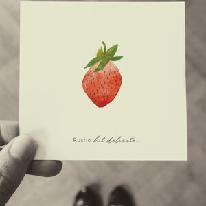 Strawberry & Lime Watercolor Fruit Clipart Set, Fruits Illustration and ...